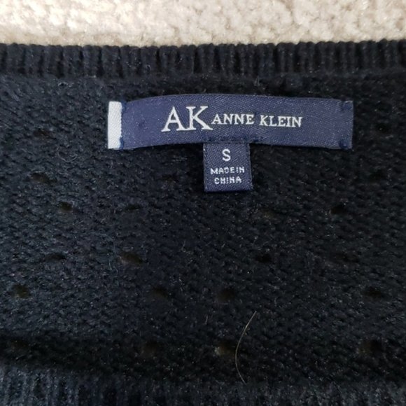 Anne Klein black beaded sweater - Picture 10 of 15